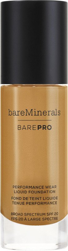 Bareminerals Barepro Performance Wear Liquid Foundation Broad Spectrum Spf 20 | Chai 26 (For Dark Warm Skin W/ Golden Undertones) 1.0Oz