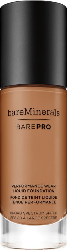 Bareminerals Barepro Performance Wear Liquid Foundation Broad Spectrum Spf 20 | Almond 22 (For Tan-Dark Cool Skin W/ Rosy Undertones) 1.0Oz